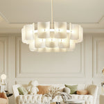 Fingerprint Chandelier – Modern LED Pendant Light for Dining Room, Living Room, and Bedroom