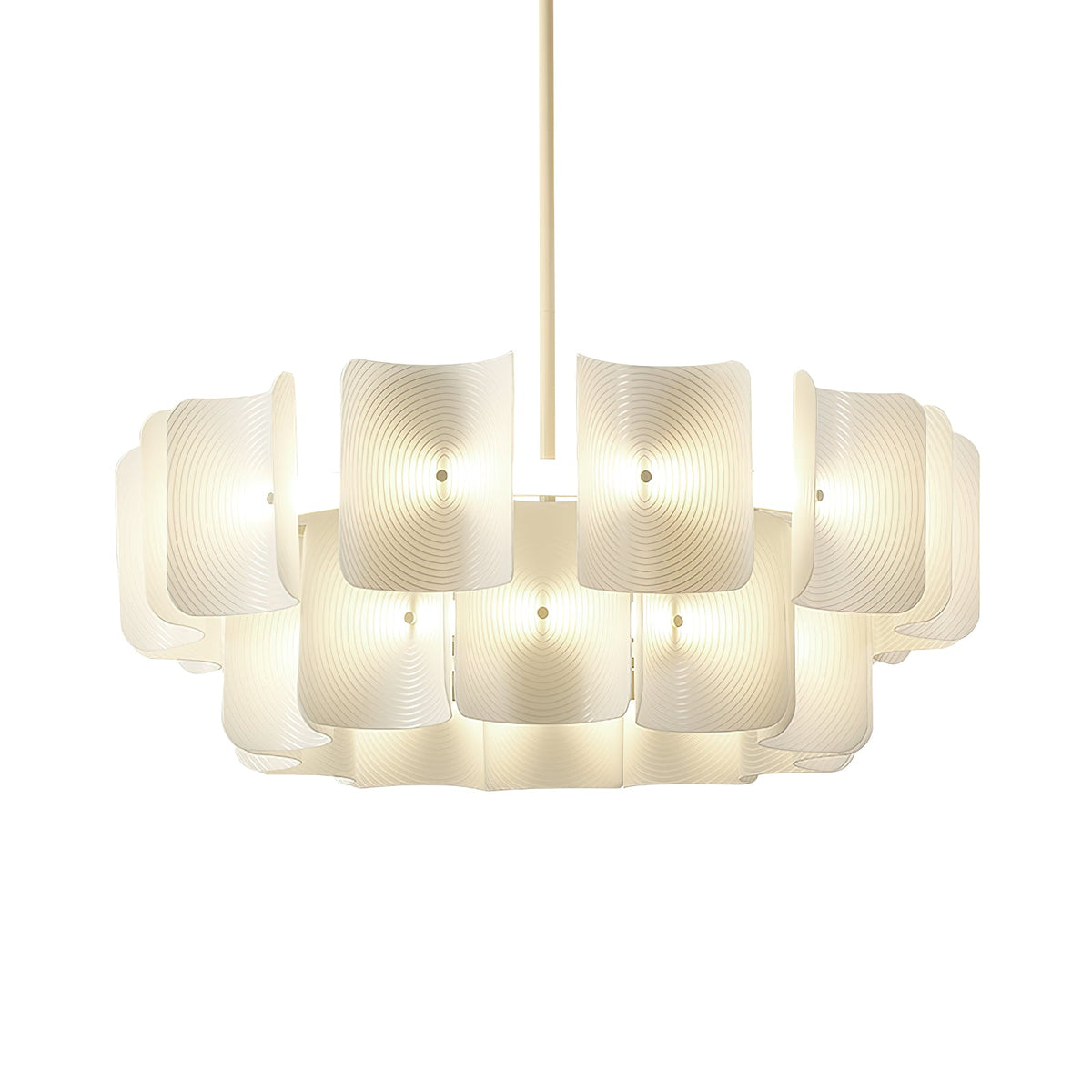 Fingerprint Chandelier – Modern LED Pendant Light for Dining Room, Living Room, and Bedroom
