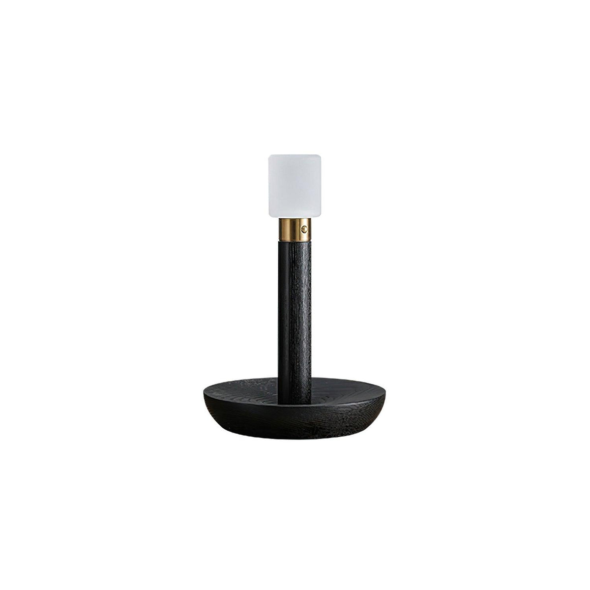 Fire Stick Cordless Wooden Table Lamp with LED