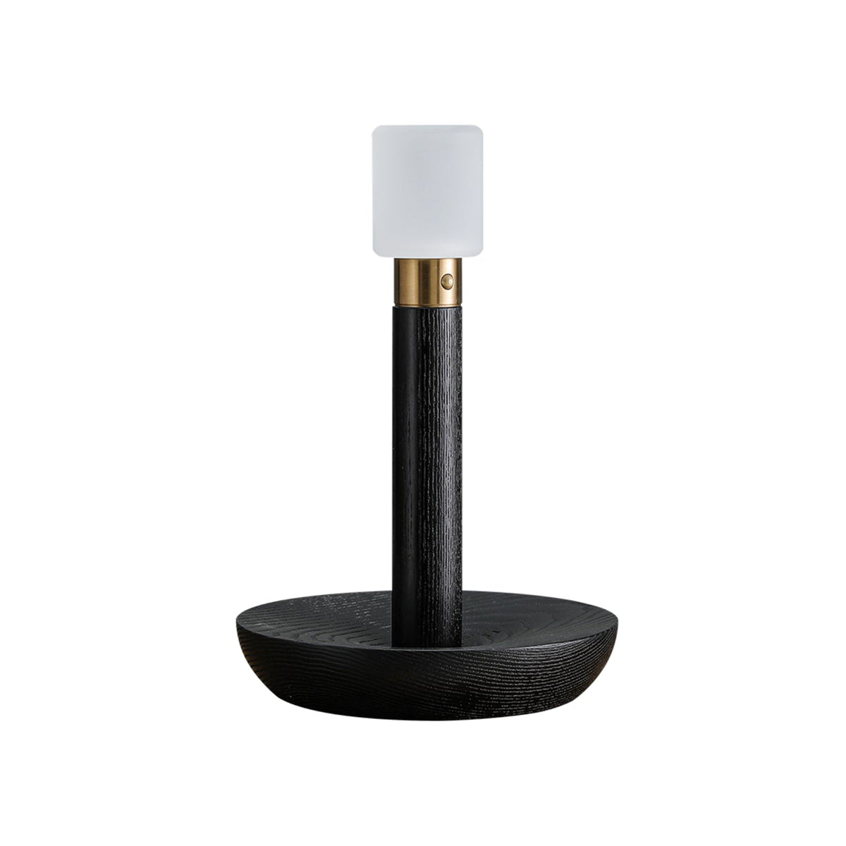 Fire Stick Cordless Wooden Table Lamp with LED