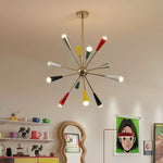 Firework Pop Chandelier – Mid-Century Modern Starburst Pendant Light