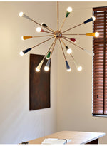 Firework Pop Chandelier – Mid-Century Modern Starburst Pendant Light