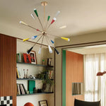 Firework Pop Chandelier – Mid-Century Modern Starburst Pendant Light