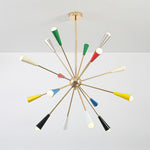 Firework Pop Chandelier – Mid-Century Modern Starburst Pendant Light