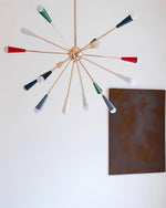 Firework Pop Chandelier – Mid-Century Modern Starburst Pendant Light