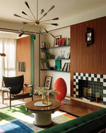 Firework Pop Chandelier – Mid-Century Modern Starburst Pendant Light
