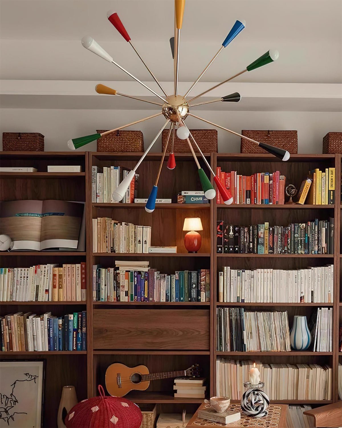Firework Pop Chandelier – Mid-Century Modern Starburst Pendant Light
