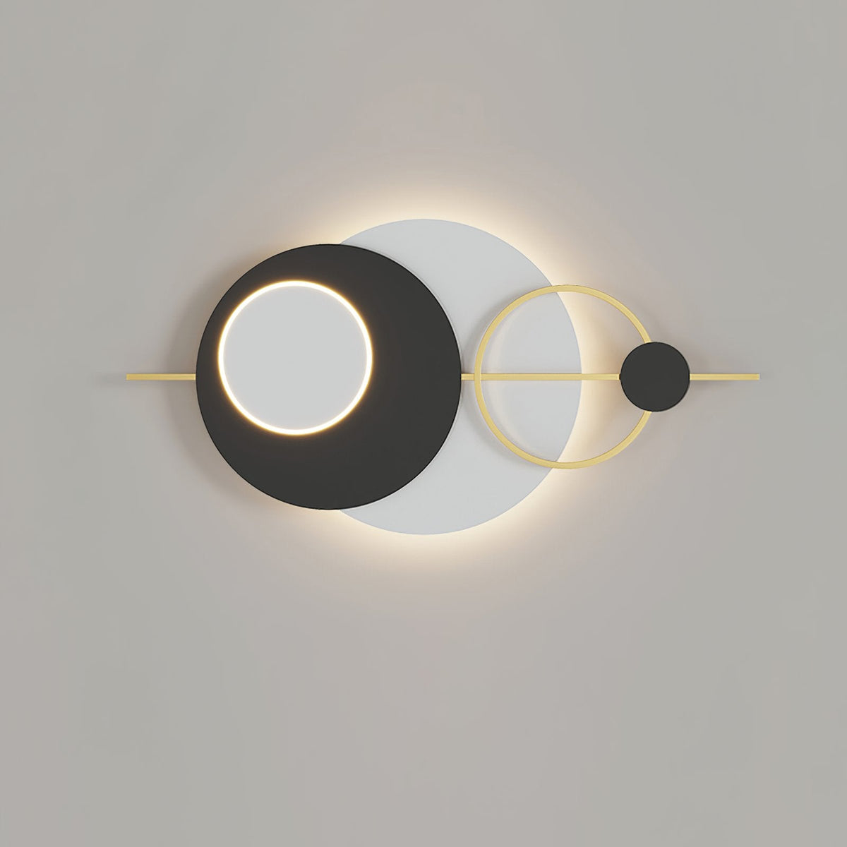 Five Round Wall Lamp