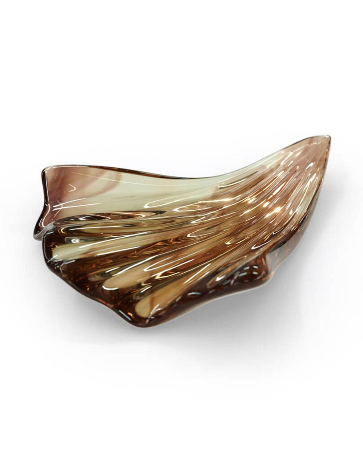 Flamenco Crystal Chandelier – Modern Handblown Glass Pendant Light for Dining Room and Living Room