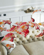 Flamenco Crystal Chandelier – Modern Handblown Glass Pendant Light for Dining Room and Living Room