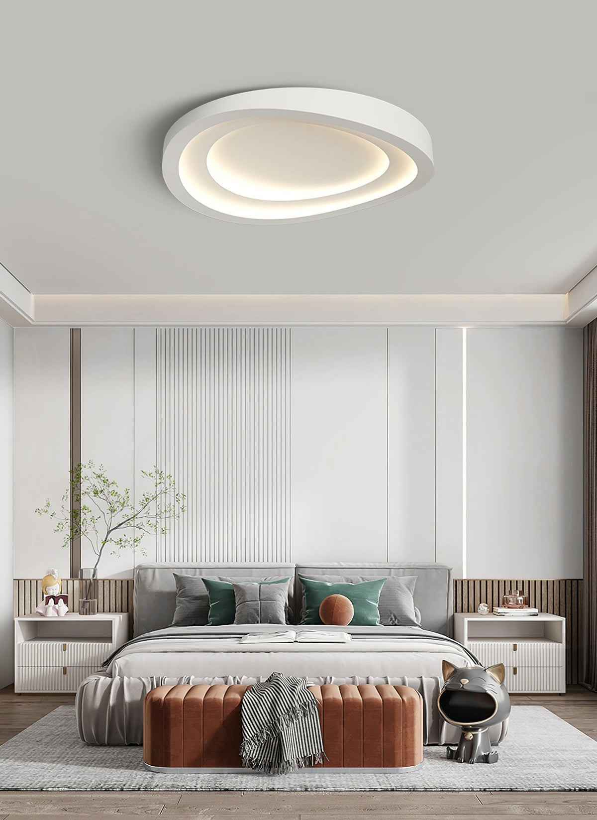 Flat Plate Ceiling Lamp