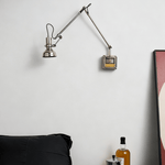 Flex Arm Wall Sconce with Adjustable Metal Shade for Modern Interiors