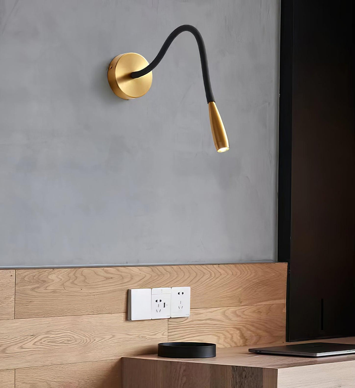Flexi Hose Plug In Wall Light