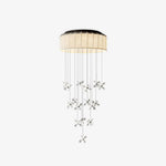 Floating Crystal Flower Ceiling Lamp