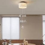 Floating Crystal Flower Ceiling Lamp