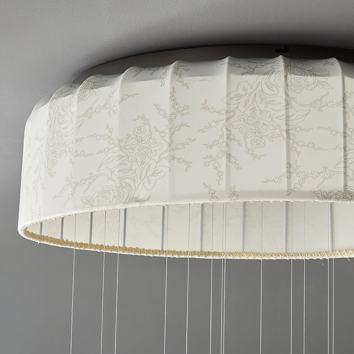 Floating Crystal Flower Ceiling Lamp
