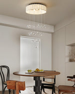 Floating Crystal Flower Ceiling Lamp