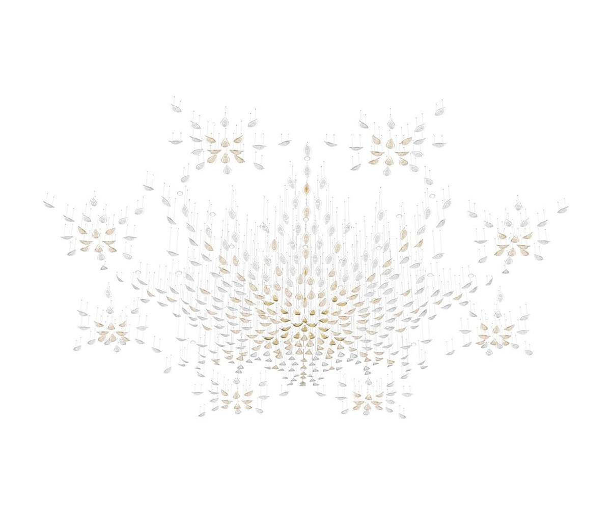 Floating Leaves Ceiling fixture Chandelier