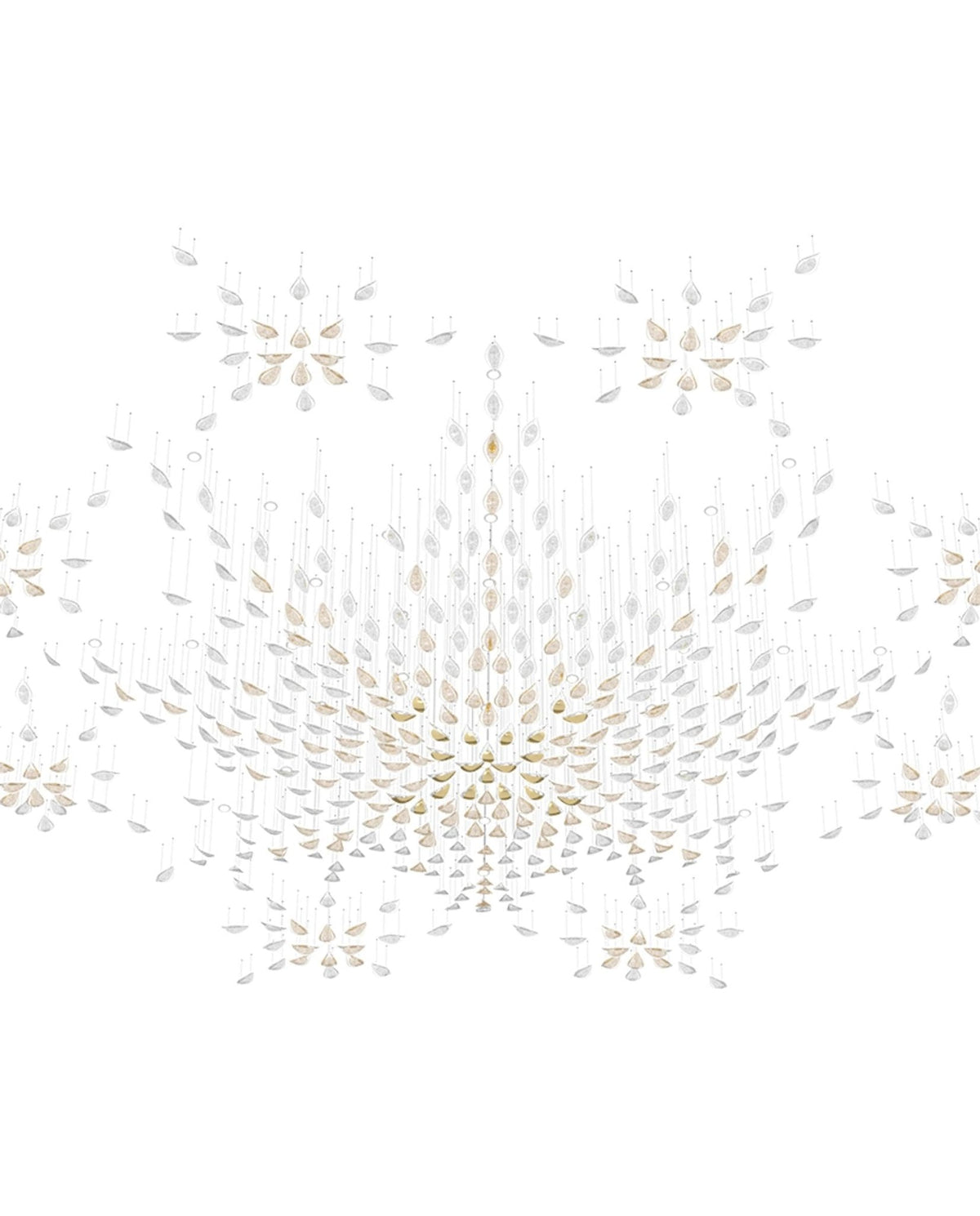 Floating Leaves Ceiling fixture Chandelier