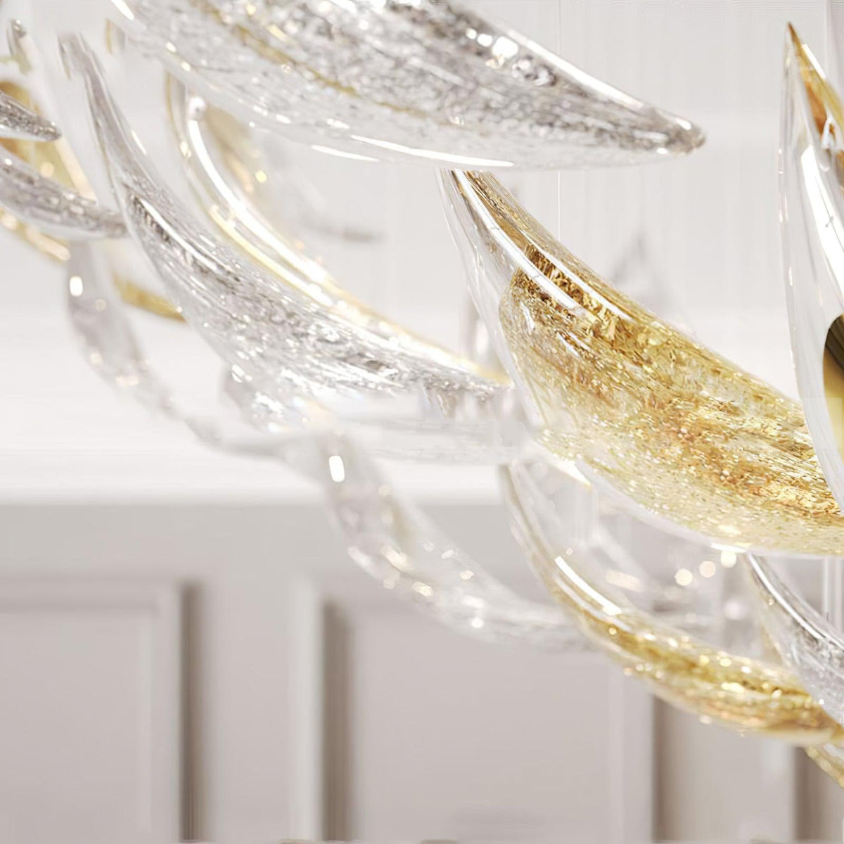 diy-floating-leaves-chandelier