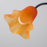 Petalia Blossom Chandelier – Floral Glass Pendant Light for Dining Room and Living Room