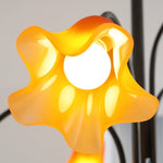 Petalia Blossom Chandelier – Floral Glass Pendant Light for Dining Room and Living Room
