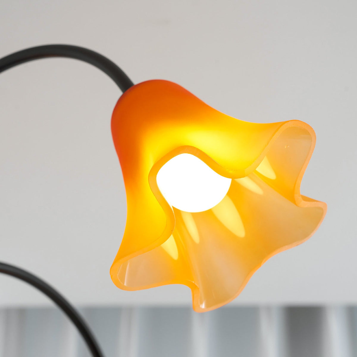 Petalia Blossom Chandelier – Floral Glass Pendant Light for Dining Room and Living Room