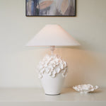 Florae Ceramic Table Lamp – Sculpted Bloom Design for Modern Interiors