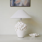 Florae Ceramic Table Lamp – Sculpted Bloom Design for Modern Interiors