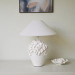 Florae Ceramic Table Lamp – Sculpted Bloom Design for Modern Interiors