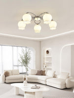 Floral Glass Ceiling Lamp