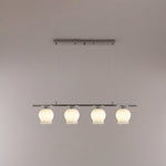 Floral Glass Pendant Light – Modern Designer Chandelier for Dining & Kitchen