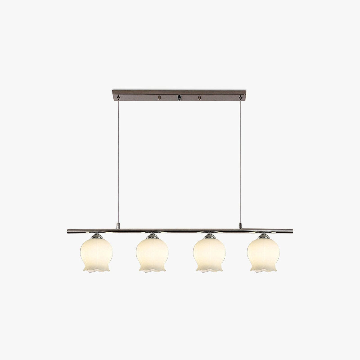 Floral Glass Pendant Light – Modern Designer Chandelier for Dining & Kitchen