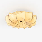 Floralis Ceiling Light – Designer Flush Mount with Fabric Shade
