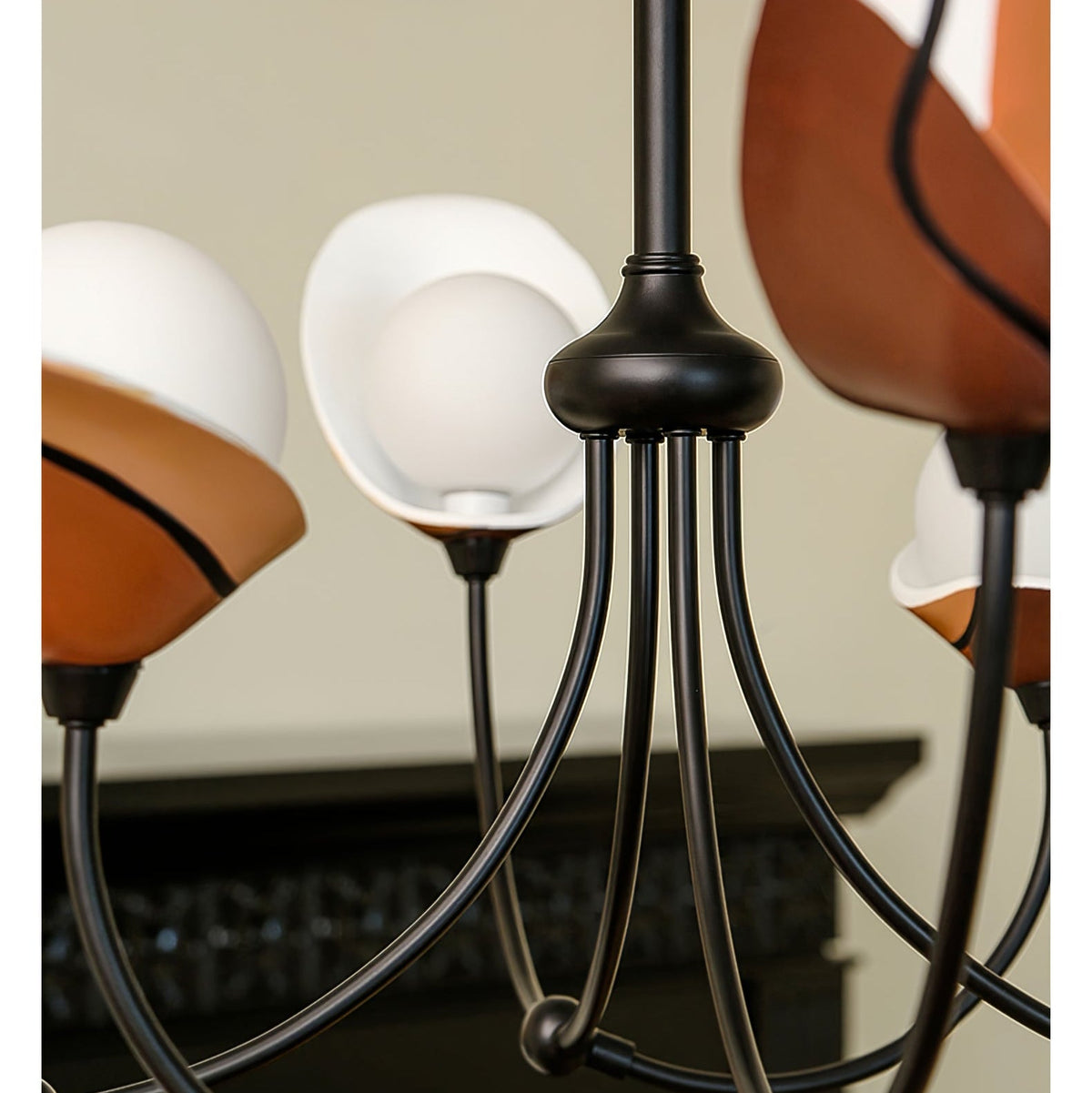 Florea Bloom Chandelier – Modern Glass and Metal Pendant Light for Dining and Living Spaces