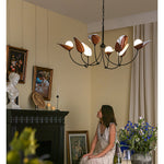 Florea Bloom Chandelier – Modern Glass and Metal Pendant Light for Dining and Living Spaces