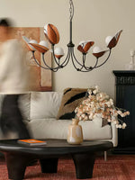 Florea Bloom Chandelier – Modern Glass and Metal Pendant Light for Dining and Living Spaces
