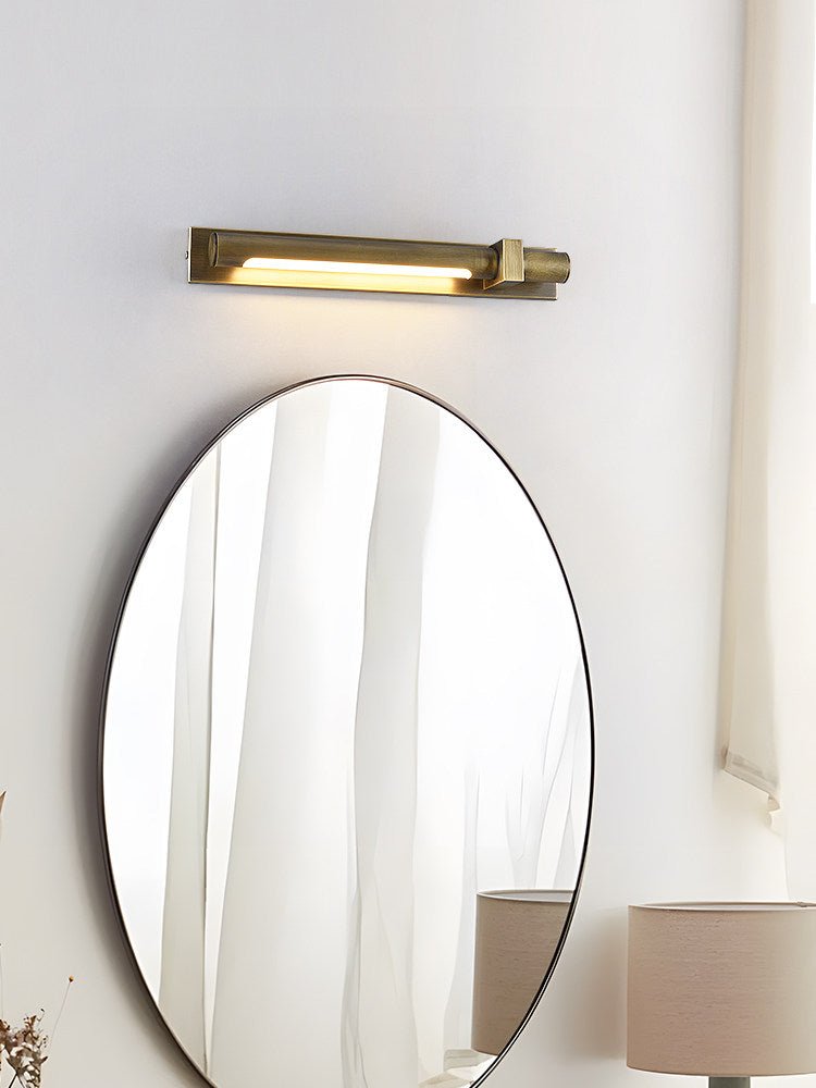 Emmett LED Wall Sconce – Modern Brass Linear Wall Light for Bedroom & Living Room