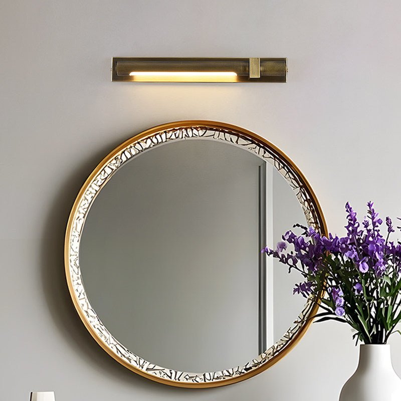 Emmett LED Wall Sconce – Modern Brass Linear Wall Light for Bedroom & Living Room