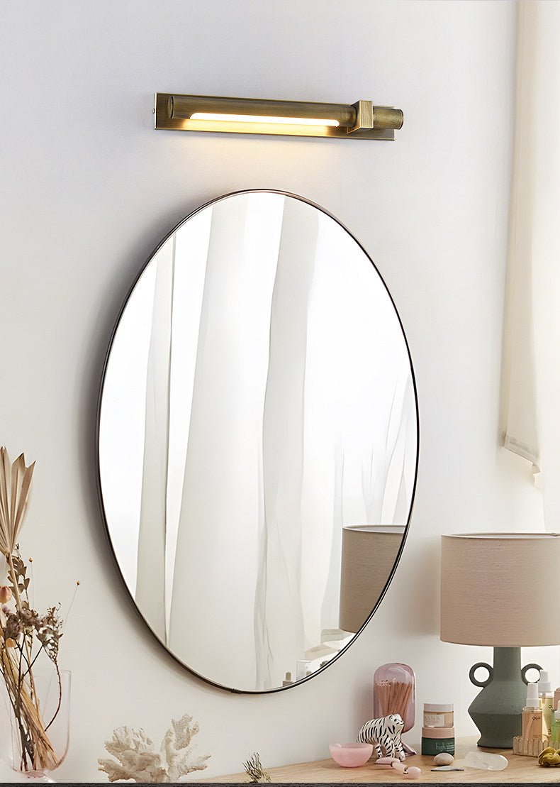 Emmett LED Wall Sconce – Modern Brass Linear Wall Light for Bedroom & Living Room