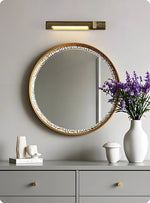 Emmett LED Wall Sconce – Modern Brass Linear Wall Light for Bedroom & Living Room