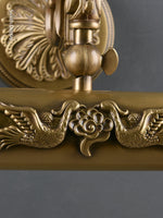 Florence Brass Wall Sconce – Vintage Luxury Lighting for Refined Interiors
