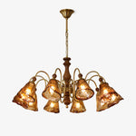 Florenzia Petal Glass Chandelier for Dining Room and Living Room