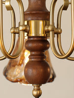 Florenzia Petal Glass Chandelier for Dining Room and Living Room
