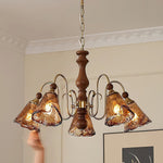 Florenzia Petal Glass Chandelier for Dining Room and Living Room