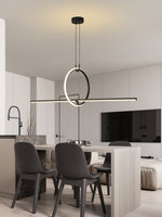 Geometric Linear Pendant Light