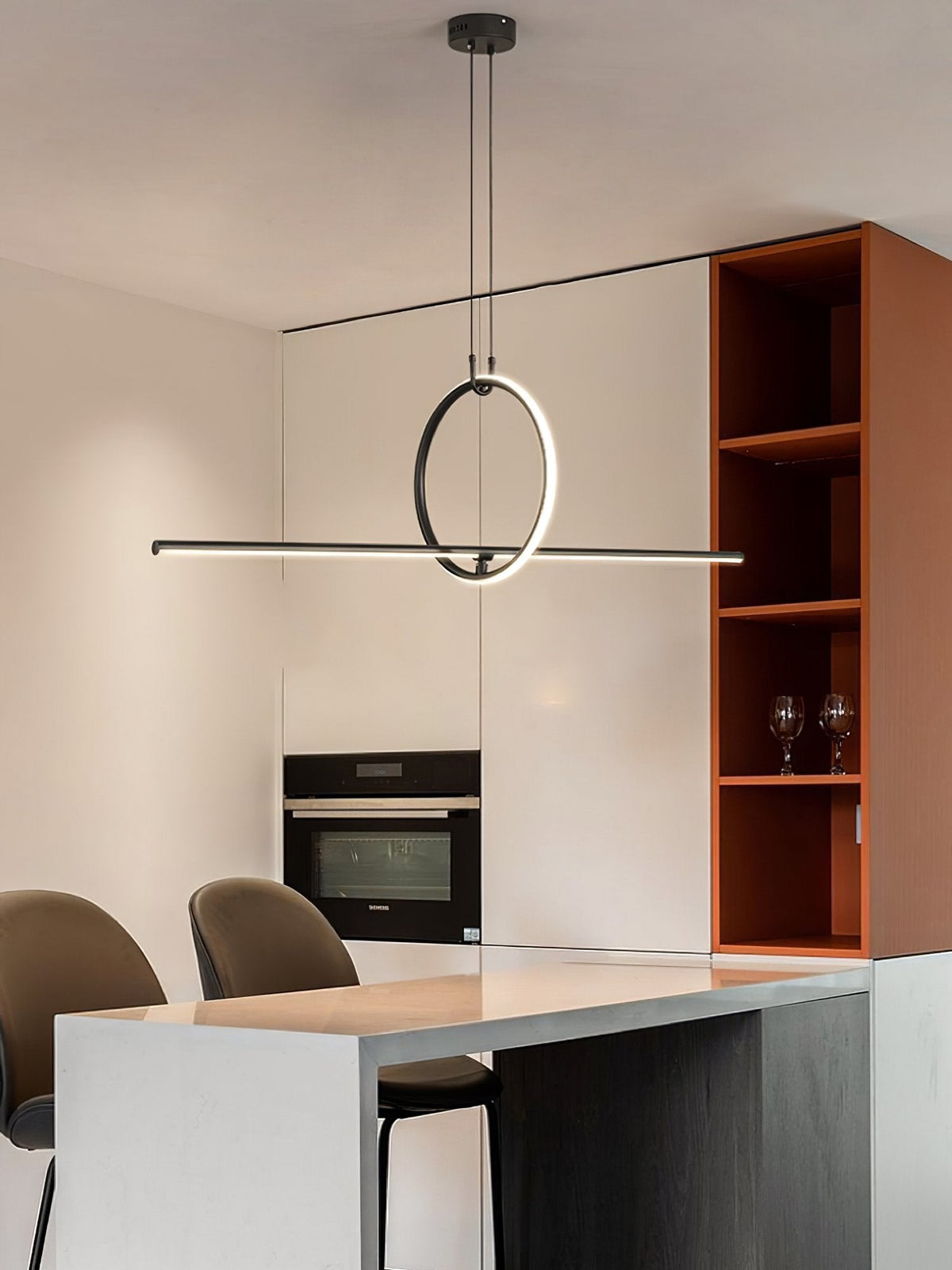 Geometric Linear Pendant Light