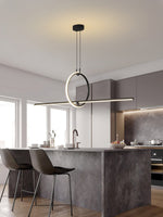 Geometric Linear Pendant Light