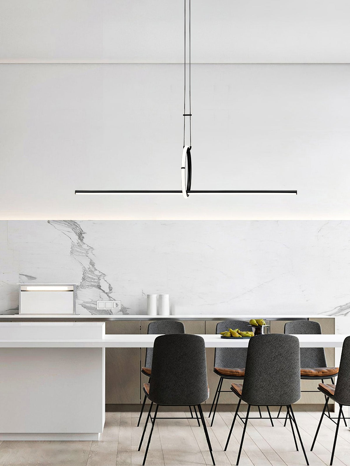 Geometric Linear Pendant Light