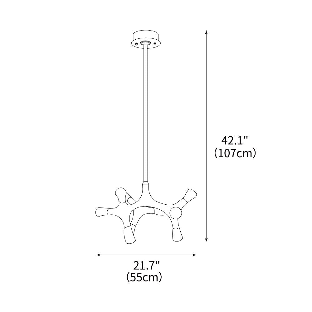 flower-bone-chandelier